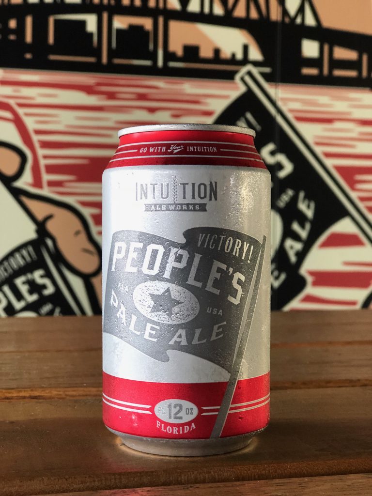 intuition ale works, people's pale ale, florida beer, core beer, first beer to be canned in florida