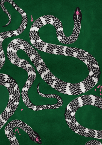 Snake rug, price upon request, Rug Society