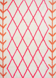 Pink and orange rug, $118, KSL Living